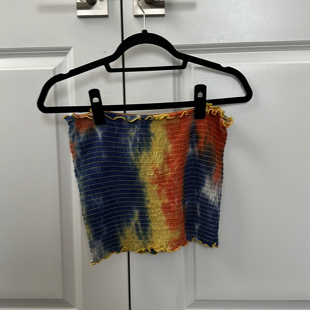 tie dye tube top